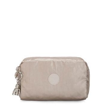 Kipling Gleam Metallic Pouch Tassen Beige | NL 1083UZ